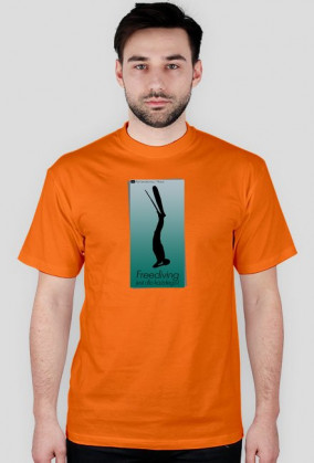 Freediving jest dla każdego! - wzór 1 - T-shirt Męski