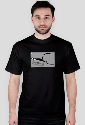 Freediving jest dla każdego! - wzór 2 - T-shirt Męski