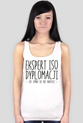 Koszulka 'Ekspert ISO Dyplomacji - ISO zemno sie nie napijesz-'