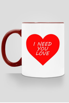 Kubek z kolorowym uchem