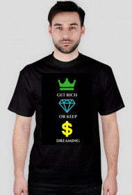 GET RICH BLACK T
