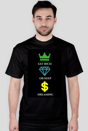 GET RICH BLACK T