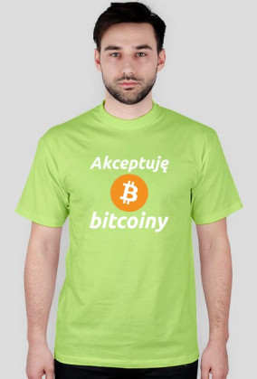 T-shirt - Akceptuję Bitcoiny