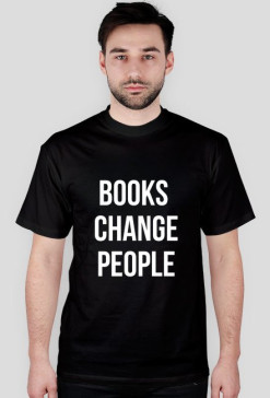 Koszulka męska BOOKS CHANGE PEOPLE