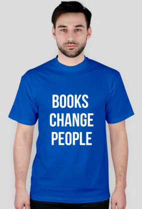 Koszulka męska BOOKS CHANGE PEOPLE