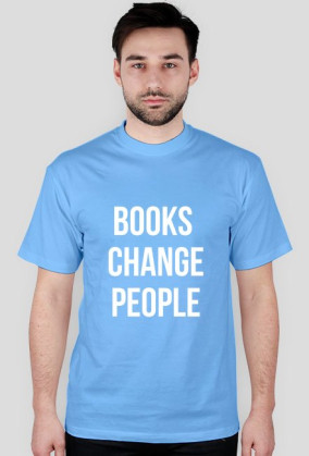 Koszulka męska BOOKS CHANGE PEOPLE