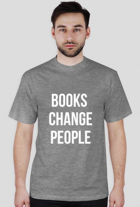 Koszulka męska BOOKS CHANGE PEOPLE
