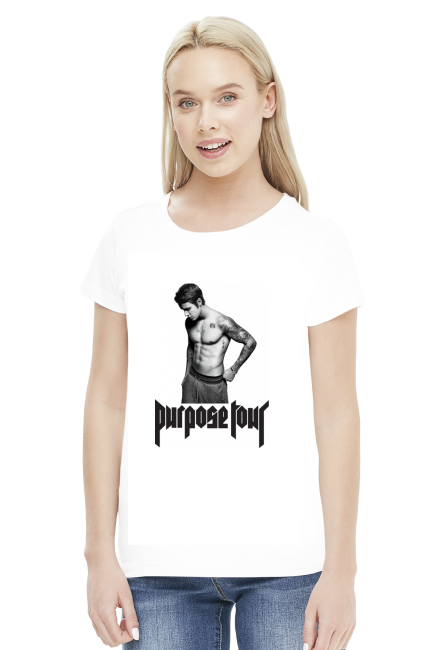 Koszulka Damska Justin Bieber Purpose