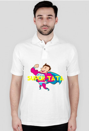 Koszulka polo Super Tata