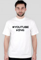 Koszulka Męska #YOUTUBE KING Biała