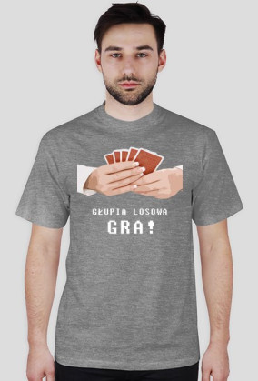 Koszulka prawdziwego gracza, Męska z nadrukiem