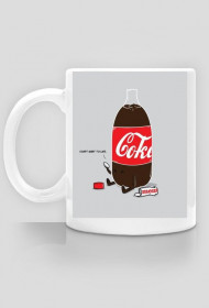 Kubek z napisem I don't want to live