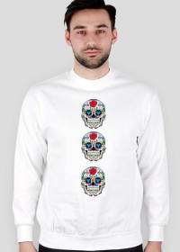 Bluza z azteckimi czaszkami