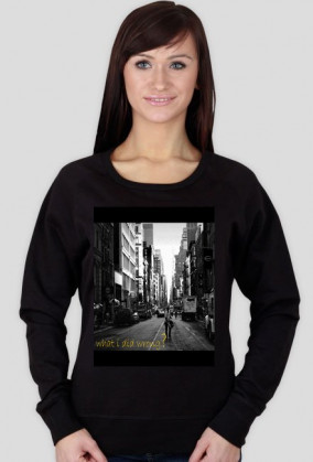 what i did wrong? crewneck woman
