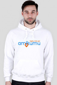 Hoodie Kangoo: Kaptu min per Amikumu (Blua)