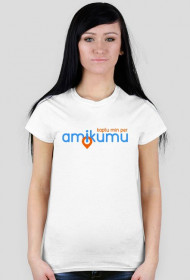 T-shirt: Kaptu min per Amikumu (Blua)