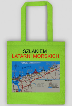 BAŁTYK MAPA LATARNI MORSKICH
