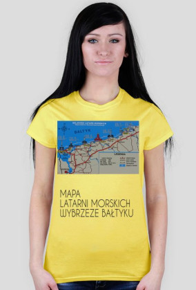 BAŁTYK MAPA LATARNI MORSKICH