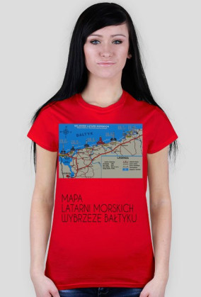 BAŁTYK MAPA LATARNI MORSKICH