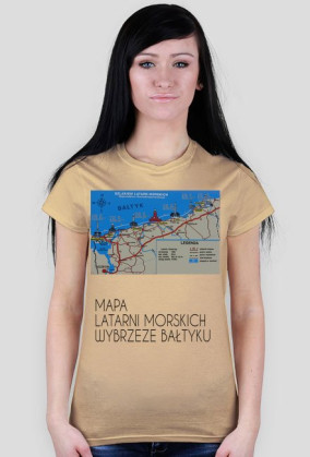 BAŁTYK MAPA LATARNI MORSKICH