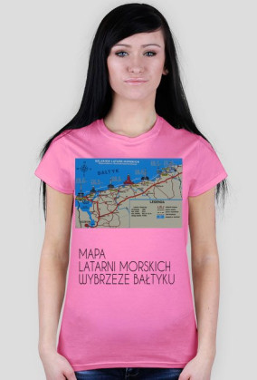BAŁTYK MAPA LATARNI MORSKICH