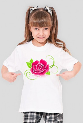 Koszulka z kwiatkiem