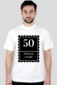 T-shirt męski POSTAGE Biały H&C STYLE
