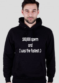 100,000 sperm and I was the fastest ;)