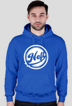 Bluza z kapturem z przeźroczystym logo