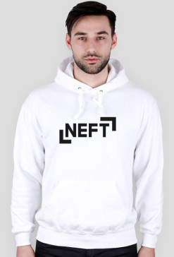 Bluza z kapturem napis czarny