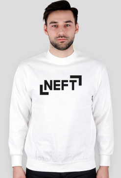 Bluza bez kapturem napis czarny