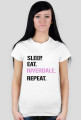 SLEEP. EAT. RIVERDALE. REPEAT. - koszulka damska