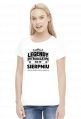 T-shirt legendy rodza sie w sierpniu