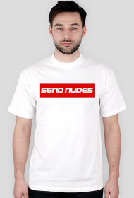 Stylowy t-shirt SEND NUDES