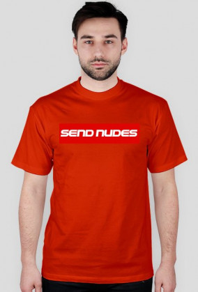 Stylowy t-shirt SEND NUDES