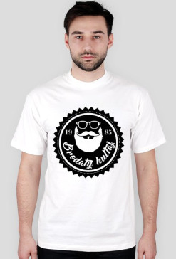 Brodaty hultaj Logo white