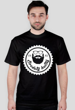 Brodaty hultaj Logo black