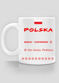 Kubek Kibica reprezentacji Polski - Biało - Czerwoni