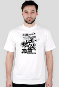 Koszulka Męska - Jestem Skażony Czarnym Humorem - Ano Ni Ma