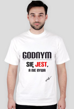 Koszulka Godność Biała GWS