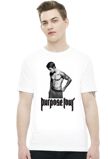 Koszulka Męska Justin Bieber Purpose Tour