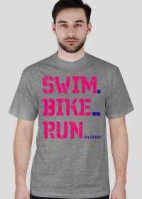 koszulka męska swim-bike-run jasna