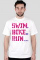koszulka męska swim-bike-run jasna