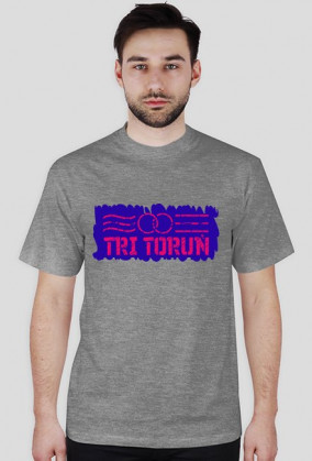 koszulka męska TRI TORUŃ jasna