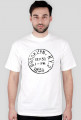 T-shirt męski H&C STYLE Biały BROOKLYN