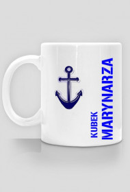 KUBEK MARYNARZA Z KOTWICĄ