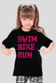 swim-bike-run dziewczynka