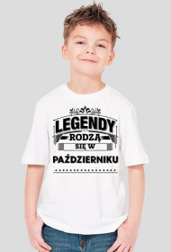T-shirt legendy rodza sie w pazdzierniku