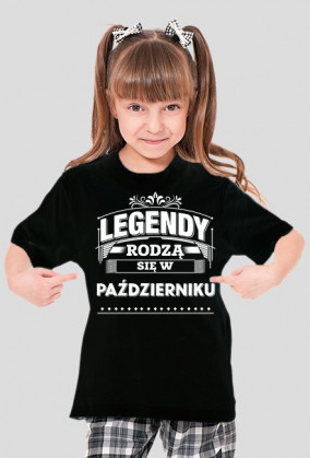 T-shirt legendy rodza sie w pazdzierniku