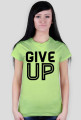 KOSZULKA DAMSKA - GIVE UP, jasne barwy
